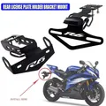 Support de plaque d'immatriculation YZF R6, lumière LED pour YAMAHA YZF-R6 2006 – 2024 YZFR6, support de cadre arrière de moto, éliminateur de garde-boue arrière