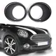 Front Fog Light Lamp Chrome Trim Ring Cover For Mini Cooper R55 R56 R57 2007-2011 Pre-LCI