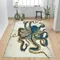 Deep Sea Dark Magic Octopus Carpet for Living Room Bedroom Bedside Soft Rug Lounge Non-slip Floor Mat Kitchen Entry Doormat
