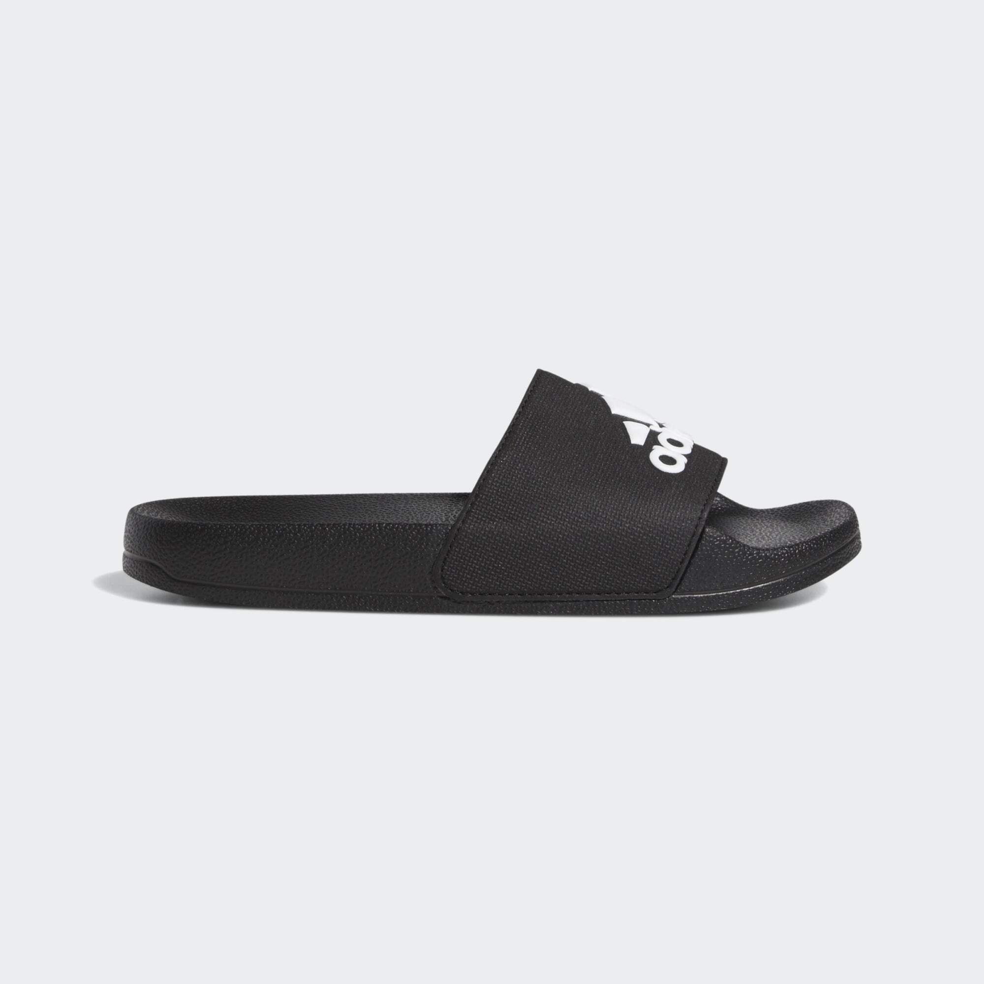 adidas Sportswear Kids Unisex Adilette Shower Slides - Black/white - Size UK 10 Kids | adidas Sportswear Sale | Discount Designer Brands