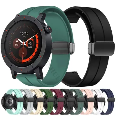 22 mm magnetisches Schnallen-Silikonarmband für CMF Watch Pro 3 Sportuhrenarmband für CMF by Nothing Watch Pro 2 1 Armband Image