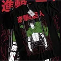 Trend Four Seasons 2025 Cosplay T-shirt unisex Hange Zoe Attack on Titan AOT Anime Manga Levi Eren Stagione 4 Magliette grafiche