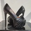 LAIGZEM Frauen Plattform Pumpen Peep Toe Dünne High Heels Kunstleder Sandalen Tanz Cosplay Schuhe Frau Große Größe 40, 42, 46 50 52
