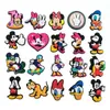 Nette Cartoon Mickey Maus Minnie Maus Loch Schuhe Schuhe Blume Dekorative Schnalle Persönlichkeit DIY Schuhe Zubehör