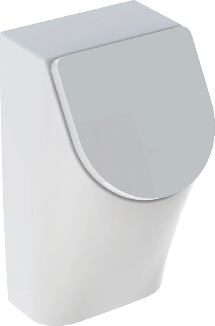 Geberit Absaug-Urinal Renova Plan mit Deckel Zulauf und Abgang hinten weiß Image