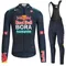 Maglia da ciclismo Maglia da uomo Set Estate Manica lunga Red Bull Abbigliamento da bicicletta da uomo Indossare Abbigliamento Uomo Maillot Tricuta Pantaloni 2025 Gamba