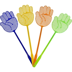varivendo Fliegenklatsche 4er Set Handform Insektenklatsche Fliegenfänger Fliegenpracker Fliegenklatschen Insektenabwehr Haushalt Zubehör Image