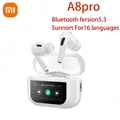 Xiaomi A8 Pro Auricolare wireless Schermo LED ANC Cancellazione del rumore Bluetooth 5.4 Android IOS Gaming Sport Auricolare impermeabile