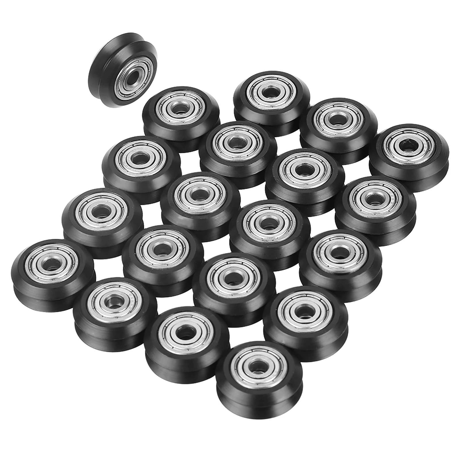 V-förmiges Rad, 5 mm Bohrung, 625 Lagerrolle, Zubehör für CNC-3D-Drucker, 3D-Drucker, Riemenscheibe, V-Typ-Riemenscheibe, CNC-Rad Image