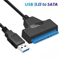 Cavo USB SATA a USB 3.0/2.0 Fino a 6 Gbps per disco rigido SSD HDD esterno da 2,5 pollici Adattatore a 22 pin a SATA III per computer PC