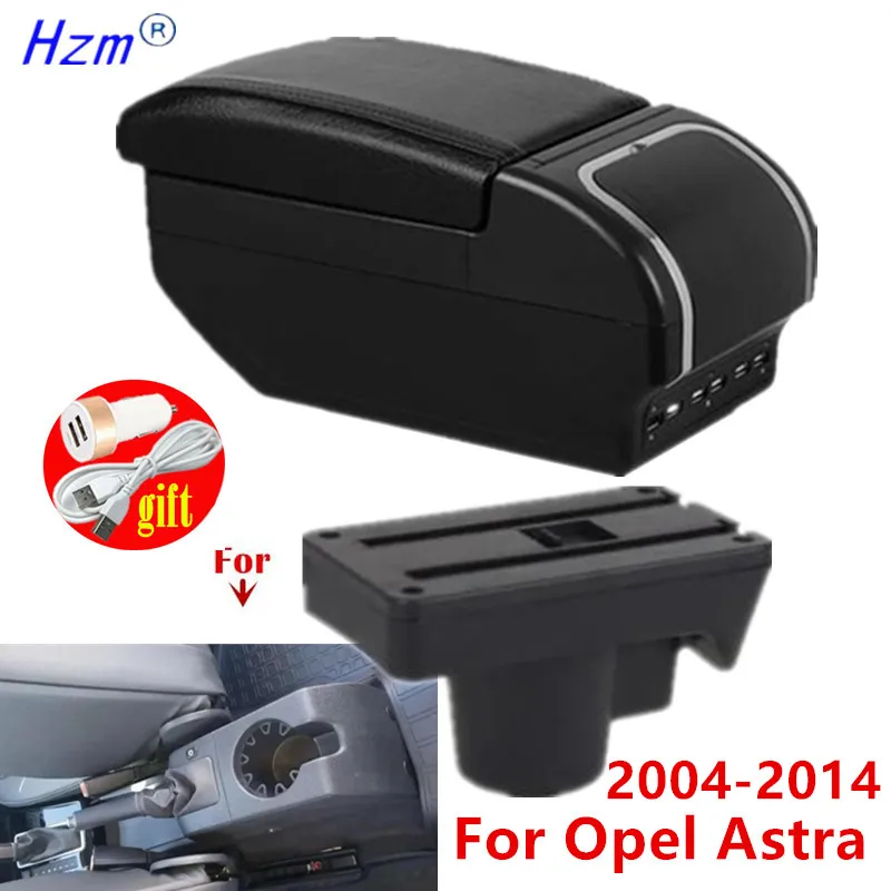 Für Opel Astra Armlehne Box Für Opel Astra H Auto Armlehne box 2004-2014 Lagerung box Innen Gewidmet Retrofit auto Zubehör Image