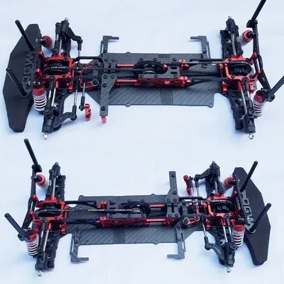 für 1/10 Racing Car Parts Upgrades Zubehör RC Car On-Road Car Body Frame 260mm Radstand 4WD 4WD Fahrsystem