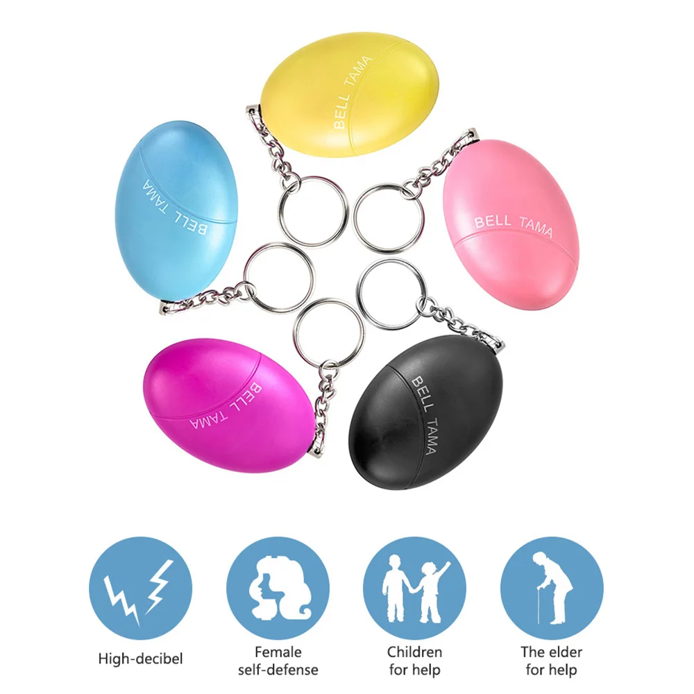 KERUI Persönlicher Alarm für Frauen, Defensa Persönlicher persönlicher Alarm, 120 dB, Selbstverteidigung, persönlicher Alarm, Schlüsselanhänger für Kinder, Mädchen, ältere Menschen Image