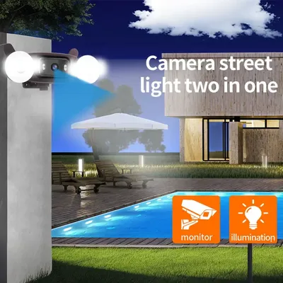 5MP 2-wege Audio Flutlicht Wifi Sicherheit Kamera Outdoor Farbe Nachtsicht Wand Lampe Kamera Sicherheit Video Überwachung IP Cam