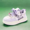 Mädchen Mode Turnschuhe Kinder Anti-Rutsch-Freizeitschuhe Cartoon Anime Kuromi Dicke Sohlen Schuhe Kinder Board Schuhe Größe 26-37