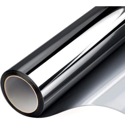 One Way Window Film for Privacy - Heat Control Anti-UV Glass Tint, Sun Blocking Reflective Window Film, Static Cling Privacy Film for Home and Office, Daytime Mirror Effect