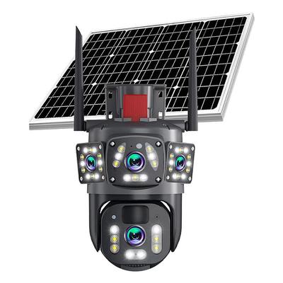 Solar-powered Wireless Wifi Outdoor Direction/Tilt Home Security Camera With Automatic Human Tracking Real-time Viewing Two-way Audio Cloud Storage And Advanced Home Security Monitoring.