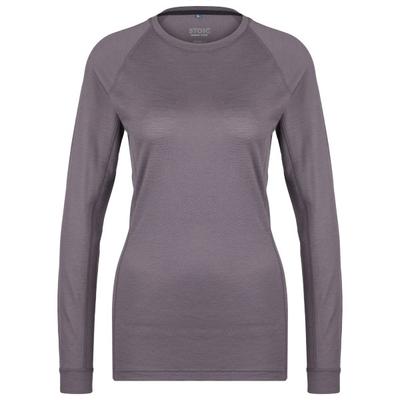 Stoic - Women's Merino180 BengtSt. L/S - Merinounterwäsche Gr L grau Image