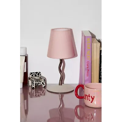 Squiggle Table lamp - Pink ALL at Urban Outfitters