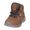 Schnürstiefelette PEPINO "Pepino Stiefelette Nubukleder/Textil", Kinder, Gr. 25, braun (caramel), Nubukleder, Textil, casual, Schuhe