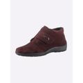 Stiefelette CLASSIC, Damen, Gr. 39, rot (bordeaux), Veloursleder, Glattleder, Rindsleder, Basic, Schuhe