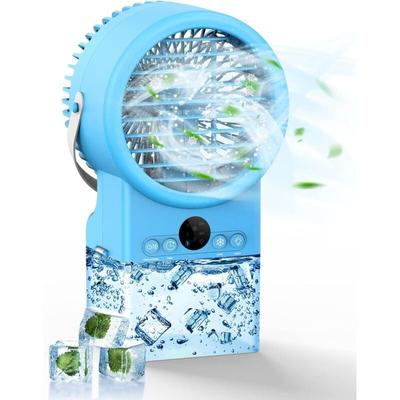 Tragbare Klimaanlage, 4-in-1-Luftkühler, Luftbefeuchter, Ventilator, Nachtlicht, tragbare Image