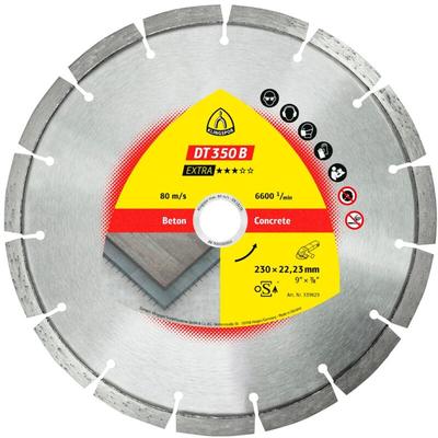 Dt 350 b Diamanttrennscheiben, 125 x 2,4 x 22,23 mm 9 Segmente 33 x 2,4 x 10 mm, Standardverzahnung Image