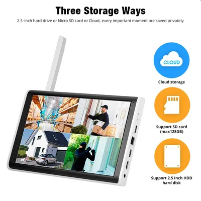 KERUI 6MP HD H.265 PTZ WIFI IP Kamera 8CH Wireless 10,1-zoll LCD Monitor NVR Kit Home Security Kamera System video Überwachung