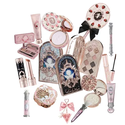 Flowerknows Little Angel Big Makeup Sets Gift Box All In Eyeshadow Blush Cream Matte Lipstick Highlighter Full Kit De Maquillaje
