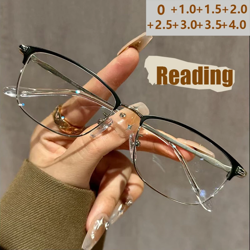 Heiße Produkte und heiß verkaufte hochauflösende Lesebrille Anti-Blaulicht-Retro-Lesebrille mittleren Alters und ältere MenschenJH5036 Image