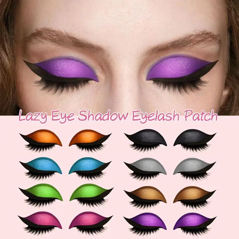 Lazy Lidschatten-Wimpernaufkleber, verstellbar, schnelles Augen-Make-up, Lidschatten, doppeltes Augenlid-Klebeband, selbstklebende Aufkleber für Anfänger-Make-up Image