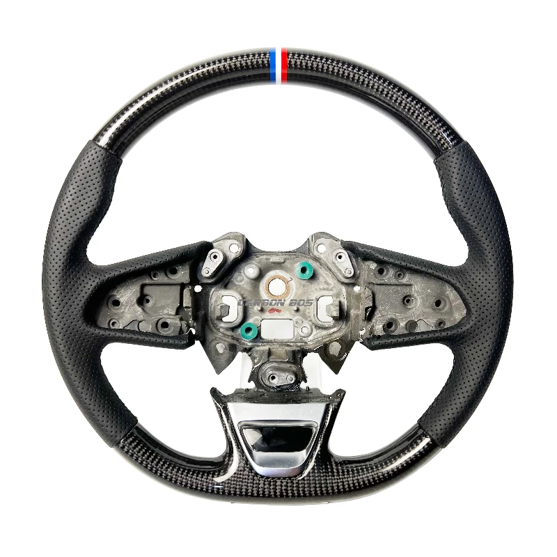 Volant Bos en carbone pour Renault Megane 4 avec volant noir en Fiber de carbone de qualité pour Renault Megane tout neuf