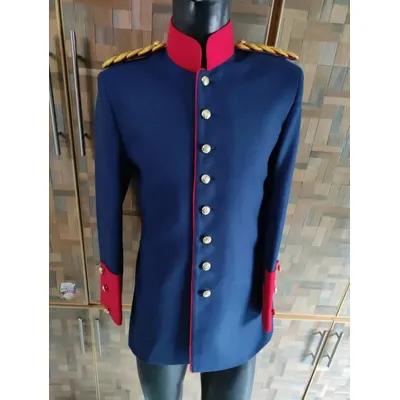 Kaiserliches deutsches Militär-Husar-Kostüm, Kolonial-Bürgerkriegssoffizier, Soldatenjacke, viktorianischer Regency-Herren-Smoking-Uniformmantel Image