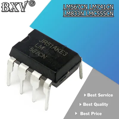 10 TEILE/LOS LM567CN DIP8 LM567CN LM741CN LM833N LMC555CN LM567 LM741 UA741 LM833 LMC555 LM555 DIP IC Chipset Neue Und Original IC Image
