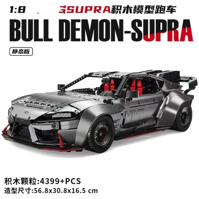 JD019 Technischer Supersportwagen 1:8 Modell DIY Spielzeug Bausteine City Racing Serie Geschenk für Jungen 4399 Stück Image