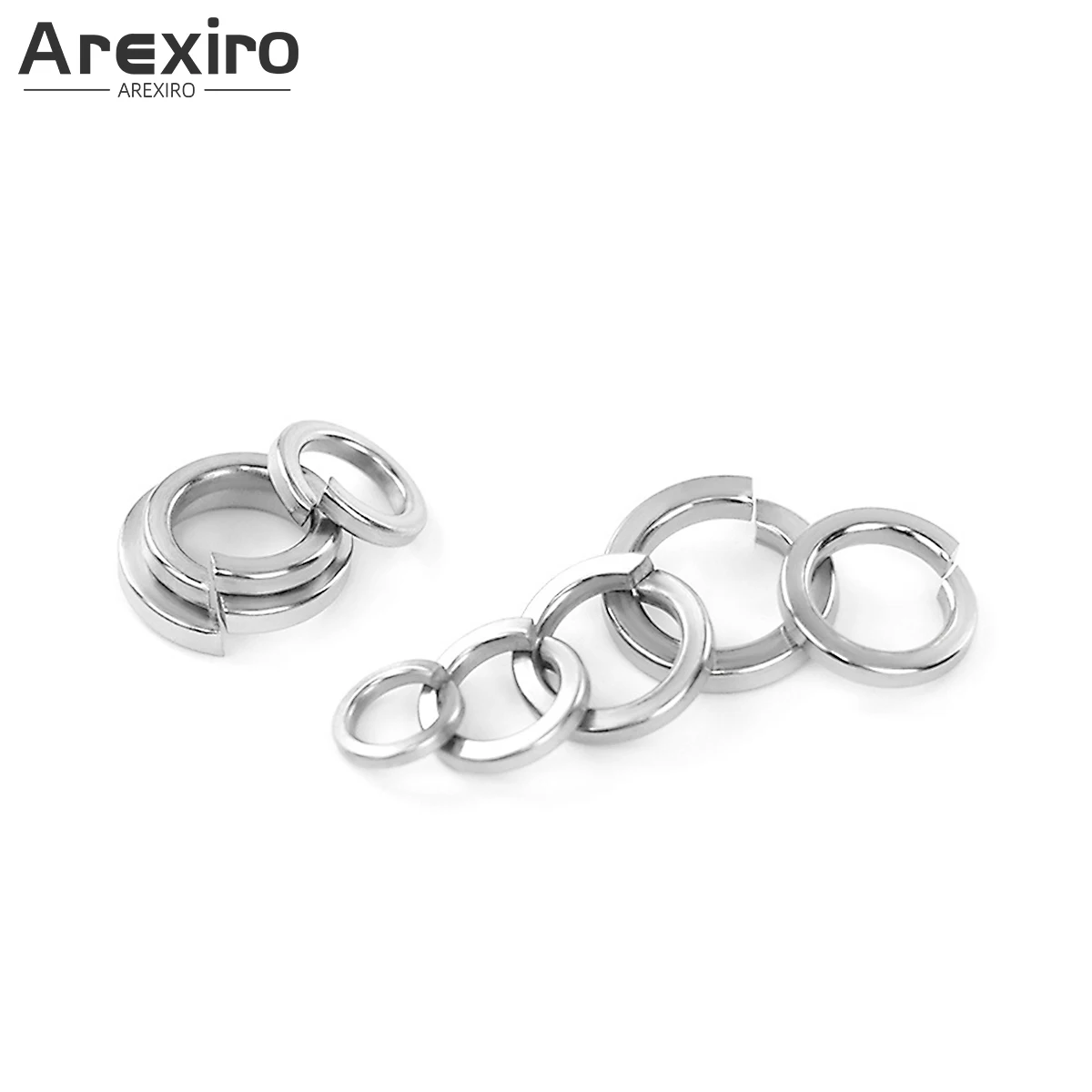 50 Stück M2-M10 Federscheibe 304 Edelstahl Schraubensicherungsscheibe Image