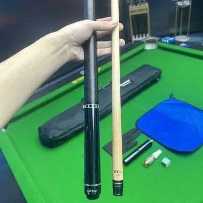 Mezz Exc Hit Pool Professionelles Ahorn-Pool-Queue-Snooker-Queue-Set mit glatter, langlebiger Schaft für Billard-Enthusiasten Image
