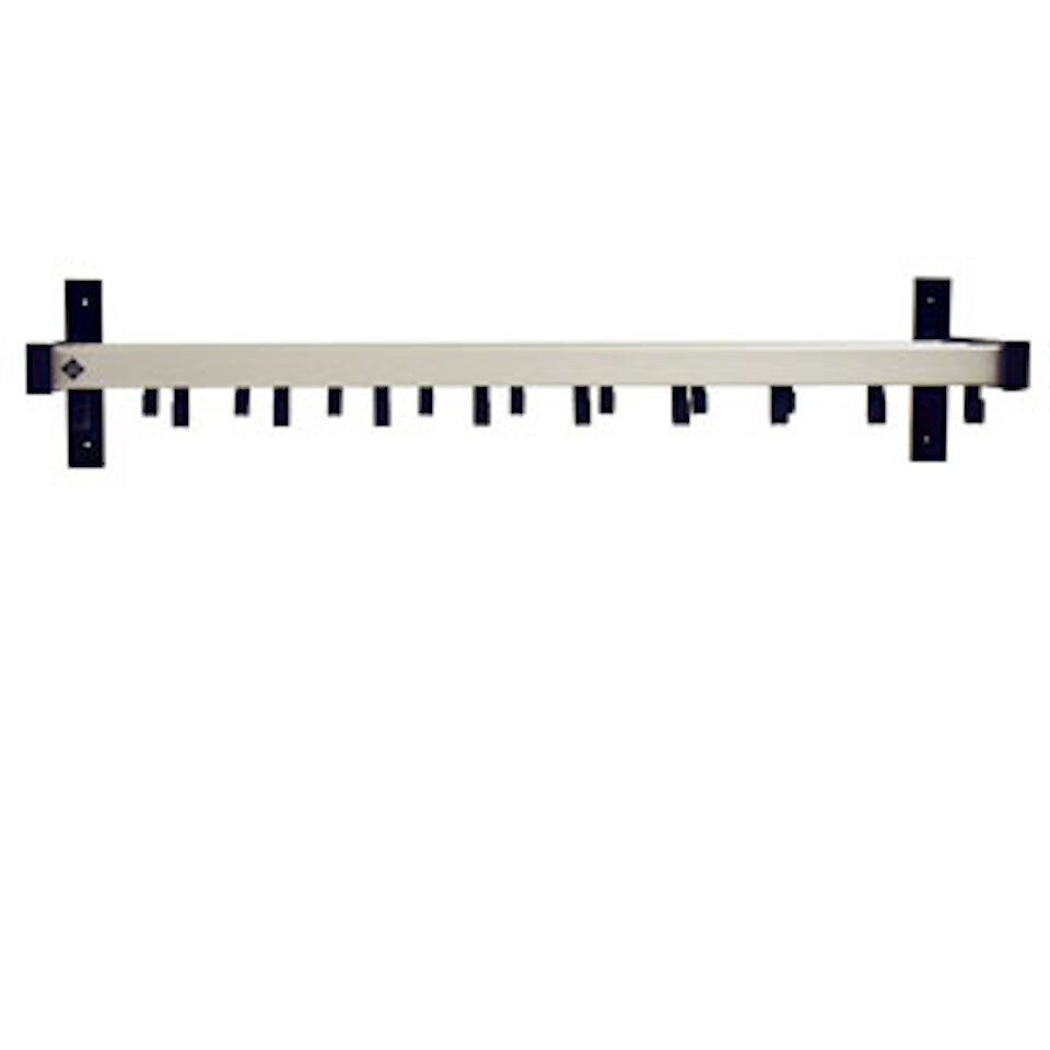 PROREGAL Wandgarderobe mit 19 Haken & Hutablage | Image
