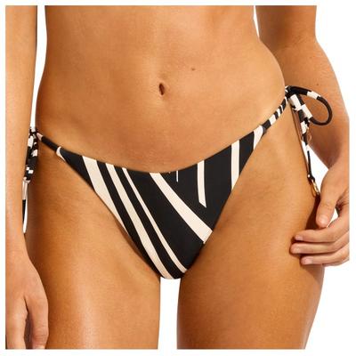 Seafolly - Women's Coastline Tie Side Rio Pant - Bikini-Bottom Gr 34 orange Image