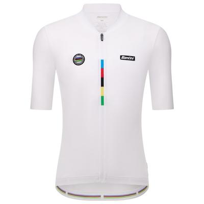 Santini - UCI World Champion Jersey Mondo - Radtrikot Gr M bianco Image