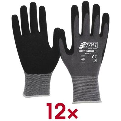 OTTO Office 12 Paar Strickhandschuhe »Flexible Fit« Größe M grau Image