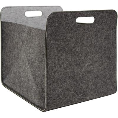 Aufbewahrungsbox 2er Set Cube Filz Grau 33x38x33cm Image