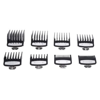 FüR Hair Clipper Guide Comb Cutting Limit Combs 8Stck Set Standard Guards Attach Parts Electric Image