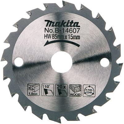 Makita - B-14607 Standard-Kreissägeblatt tct 85x15mm 20T Holz Image
