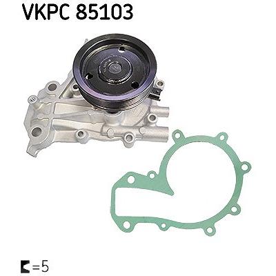 Skf Wasserpumpe, Motorkühlung [Hersteller-Nr. VKPC85103] für Opel, Vauxhall Image