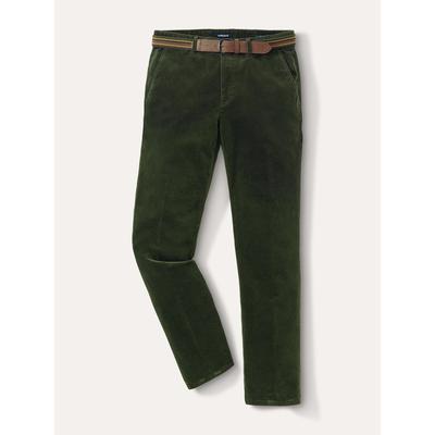 Walbusch Herren Gürtel-Cord Chinohose Gruen Image