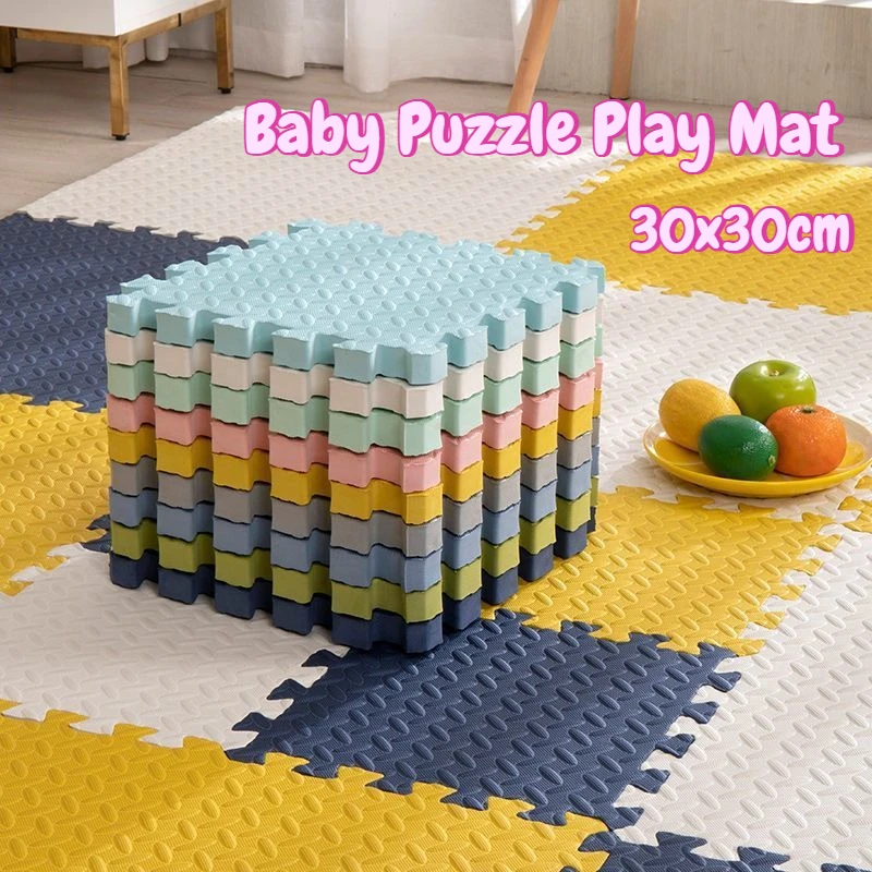 Baby Spielen Matte EVA Schaum Ineinandergreifende Anti-Slip Sport Teppich Familie Kinderzimmer Spiel Puzzle Teppich Anti-herbst teppich Baby Spielzeug