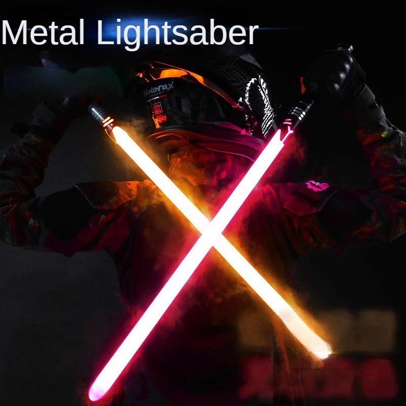 Spada laser Spada laser Giocattoli RGB Metallo Luce Sciabola 15 Cambia colore Bambini Soundfonts Forza FX FOC Blaster Giocattoli Spada laser Jedi Regalo