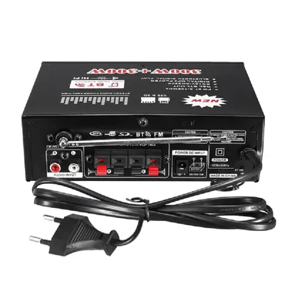 300W+300W Digitaler HiFi-Audio-Stereo-Leistungsverstärker BT-298A Bluetooth-Verstärker 12V/220V Image