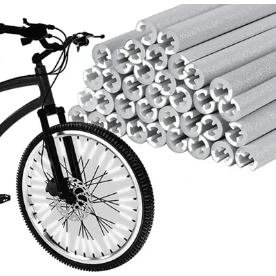 36-96pcs Bicycle Spoke Reflector Bicycle Spoke Reflector is made of reflective material for mountain and road bikes (1.9-2.4mm)